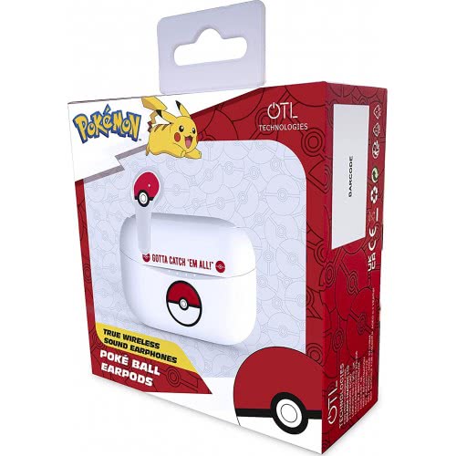 otl technologies Ασύρματα Bluetooth V5.0 Ακουστικά Pokemon Pokeball Με Θήκη Φόρτισης  5055371624015