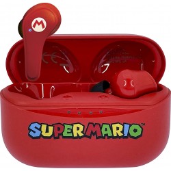 otl technologies Super Mario Ασύρματο Bluetooth V5.0 Ακουστικά Με Κόκκινη Θήκη Φόρτισης  5055371624428