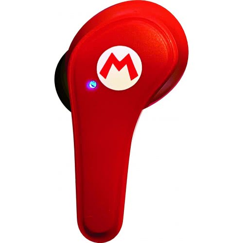 otl technologies Super Mario Wireless Bluetooth V5.0 Headphones With Charging Case Red  5055371624428