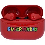 otl technologies Super Mario Ασύρματο Bluetooth V5.0 Ακουστικά Με Κόκκινη Θήκη Φόρτισης  5055371624428
