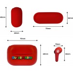 otl technologies Super Mario Ασύρματο Bluetooth V5.0 Ακουστικά Με Κόκκινη Θήκη Φόρτισης  5055371624428
