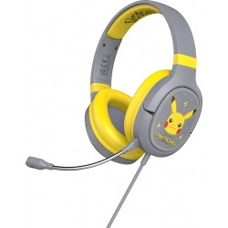 otl technologies Pokemon Pikachu Gray Pro G1 Ακουστικά Παιχνιδιών  5055371624060