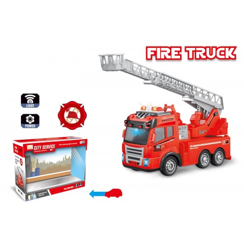 Toys-shop Choice Friction Όχημα Πυροσβεστικής Με Φώτα Και Ήχους JA095914 6990521959144