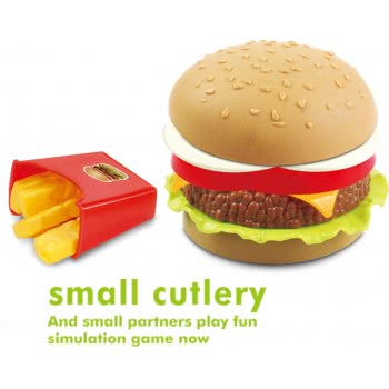 Toys-shop Choice Food Set Burger With Potatoes JU061947 6990521619475