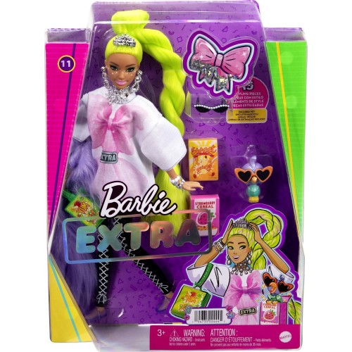 Mattel Barbie Extra - Neon Green Hair HDJ44 194735024445