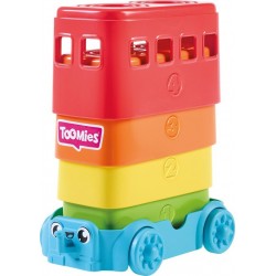 TOMY Toomies Baby Toddler Toy Stacker Decker Bus For 12-36 Months 1000-73220 5011666732209