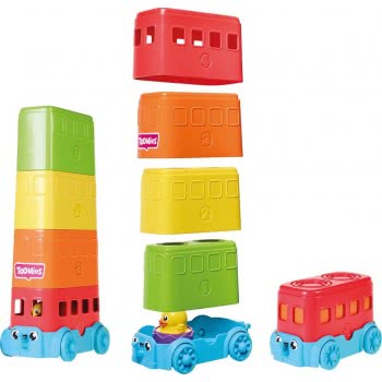 TOMY Toomies Baby Toddler Toy Stacker Decker Bus For 12-36 Months 1000-73220 5011666732209