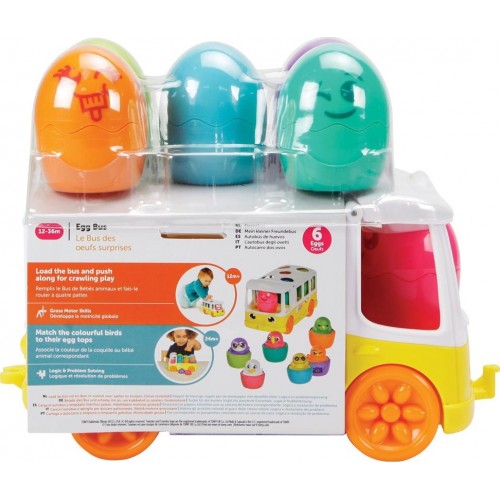 TOMY Toomies Baby Toddler Toy Egg Bus For 12-36 Months 1000-73098 5011666730984