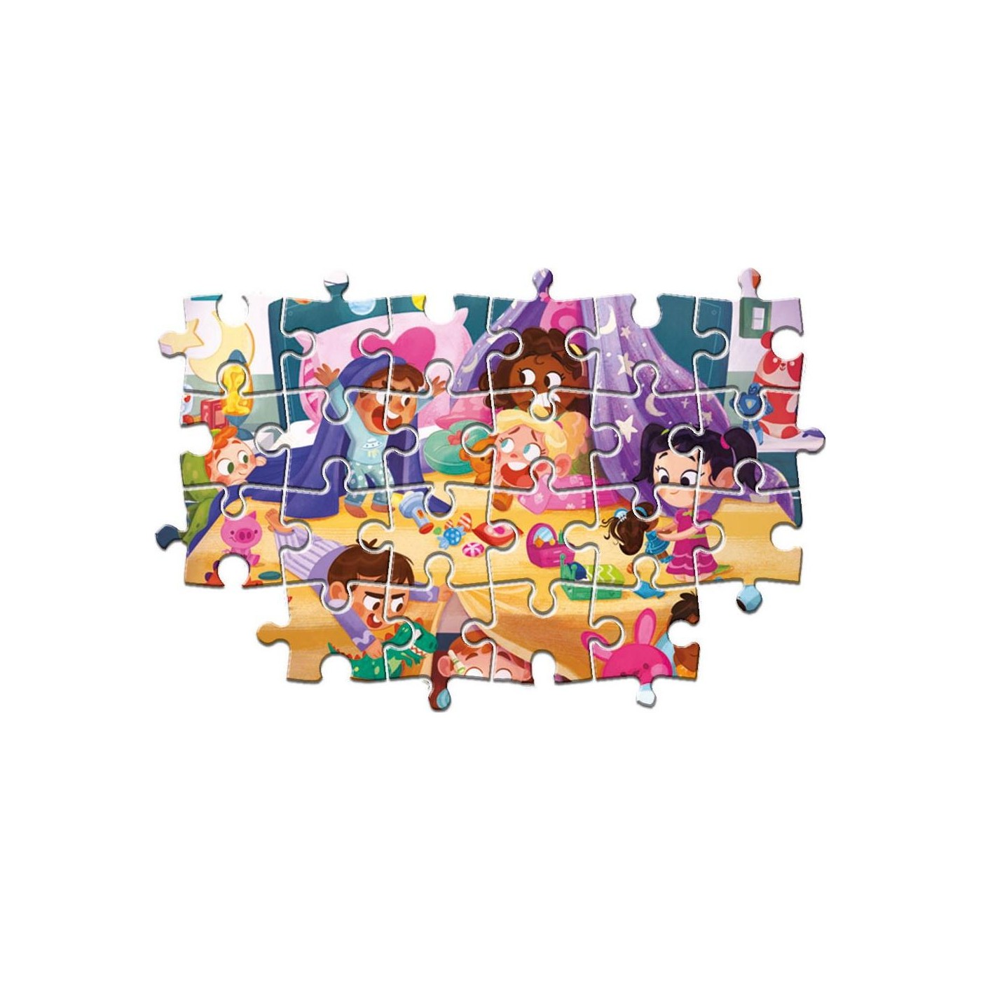 Clementoni Kids Puzzle Maxi Super Color Goodnight Kids 24 Pcs 1200 ...