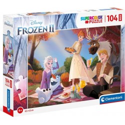 Clementoni Παιδικό Παζλ Color Frozen 104 Τμχ 1210-23757 8005125237579