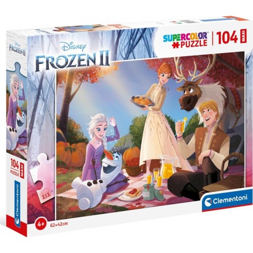 Clementoni Kids Puzzle Maxi Super Color Frozen 2 104 Pcs 1210-23757 8005125237579