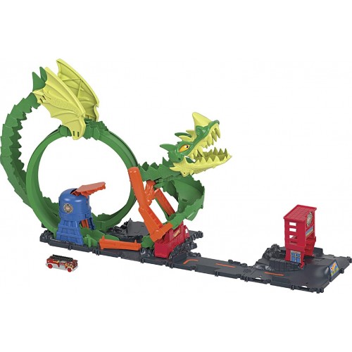 Mattel Hot Wheels City Dragon Drive Firefight HDP03 194735028962