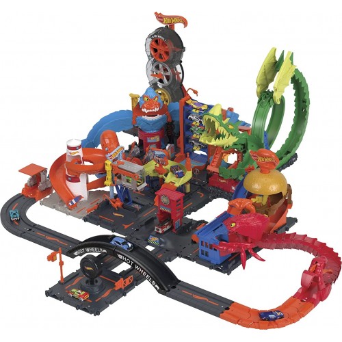 Mattel Hot Wheels City Dragon Drive Firefight HDP03 194735028962
