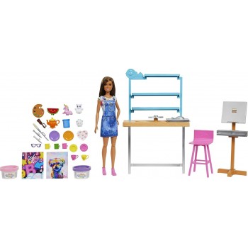 Mattel Barbie Relax And Create Art Studio HCM85 194735014811