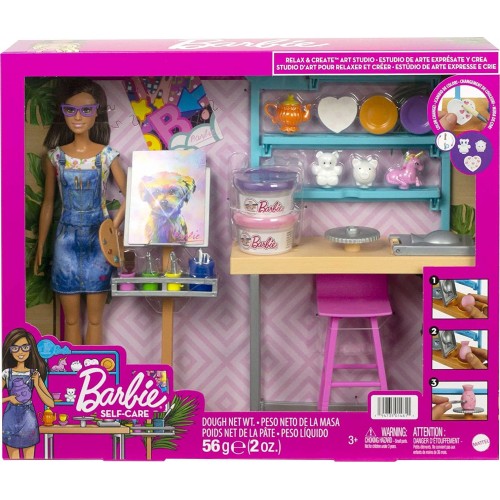 Mattel Barbie Relax And Create Art Studio HCM85 194735014811