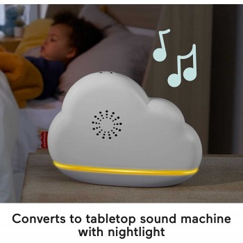 Mattel Rainbow Bassinet Shower For Mobile Bedside, Pepper HBP40 194735000241