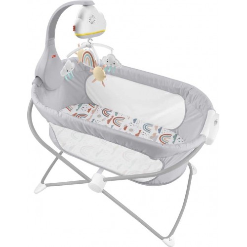 Mattel Rainbow Bassinet Shower For Mobile Bedside, Pepper HBP40 194735000241