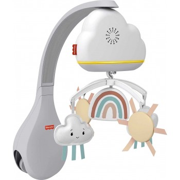 Mattel Rainbow Shower Περιστρεφόμενο Ουράνιο Τόξο Με Αισθητήρα Ανίχνευσης Κλάματος HBP40 194735000241