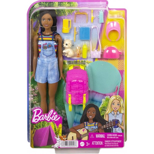 Mattel Barbie It Takes Two Brooklyn Camping Με Κουτάβι Και 10+ Αξεσουάρ HDF74 194735022403