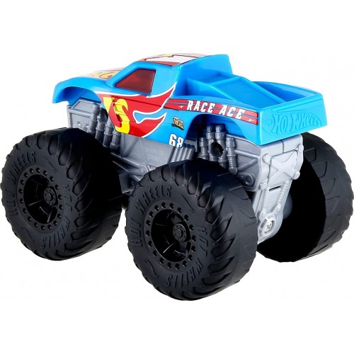 Mattel Hot Wheels Monster Trucks Roarin’ Wreckers Race Ace Truck With Lights & Sounds HDX60 / HDX63 194735034284