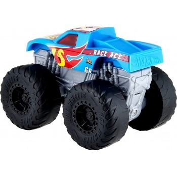Mattel Hot Wheels Monster Trucks Roarin’ Wreckers Race Ace Truck With Lights & Sounds HDX60 / HDX63 194735034284