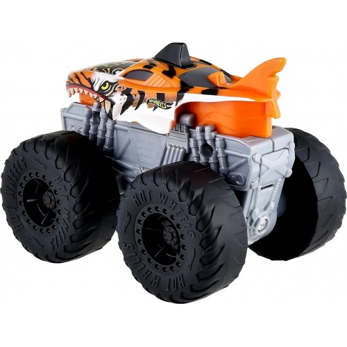 Mattel Hot Wheels Monster Trucks Roarin’ Wreckers Tiger Shark Truck With Engine Revving HDX60 / HDX62 194735034260