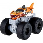 Mattel Hot Wheels Monster Trucks Roarin’ Wreckers Tiger Shark Truck With Engine Revving HDX60 / HDX62 194735034260