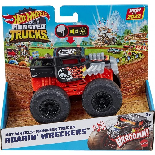 Mattel Hot Wheels Monster Trucks Roarin’ Wreckers Bone Shaker Truck HDX60 / HDX61 194735034314