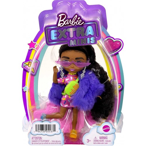 Mattel Barbie Extra Minis 1 Κούκλα HGP62 / HGP63 194735055371