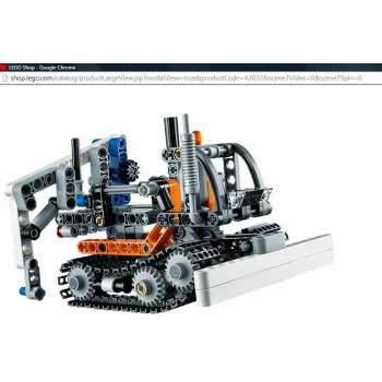 LEGO TECHNIC Compact Tracked Loader Στιβαρός Ερπυστριοφόρος Φορτωτής 42032 5702015350037