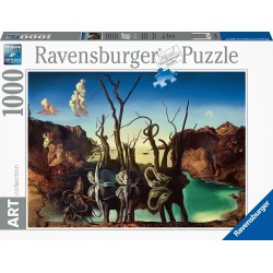 Ravensburger Παζλ 1000 Τεμ. Art Collection Dali: Κύκνοι Που Αντικατοπτρίζουν Ελέφαντες 17180 4005556171804