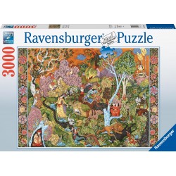 Ravensburger 3000 Pcs Puzzle Garden Of Sun Signs 17135 4005556171354