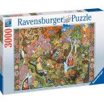Ravensburger 3000 Pcs Puzzle Garden Of Sun Signs 17135 4005556171354