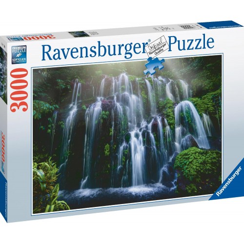 Ravensburger 3000 Pcs Puzzle Waterfall, Bali 17116 4005556171163