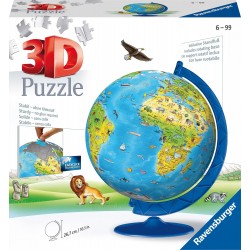 Ravensburger 3D Puzzle 180 Pcs Children's Globe 12338 4005556123384