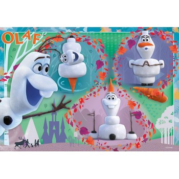 Ravensburger 2X12 Pcs Puzzle Olaf 05153 4005556051533
