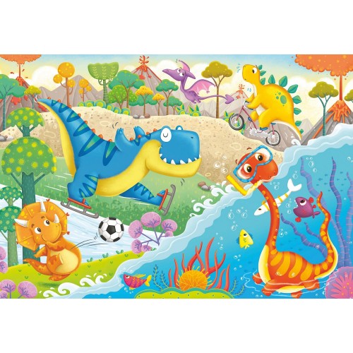 Ravensburger Παζλ 2X12 Τεμ. Δεινόσαυροι 05246 4005556052462