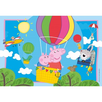 Ravensburger Παζλ 2X12 Τεμ. Πέππα Το Γουρουνάκι 05574 4005556055746