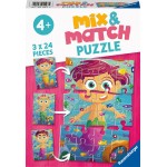 Ravensburger 3X24 Pcs Mix & Match Puzzle Sea Creatures 05597 4005556055975