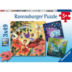 Ravensburger Παζλ 3X49 Τεμ. Μαγικός Κόσμος 05181 4005556051816