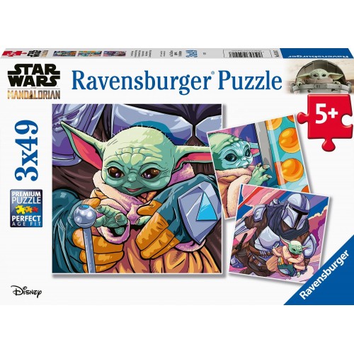 Ravensburger Παζλ 3X49 Τεμ. Star Wars: Yoda 05241 4005556052417