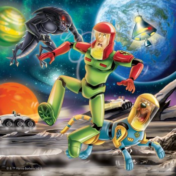 Ravensburger 3X49 Pcs Puzzle Scooby Doo 05242 4005556052424