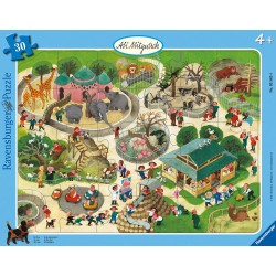 Ravensburger παζλ καρτέλα 30 τεμ. στον ζωολογικό κήπο 05565 4005556055654