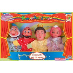 AK TOYS Σετ 4 Φιγούρες Κουκλοθέατρου Η Χιονάτη Και Οι 7 Νάνοι 023 5203249000236