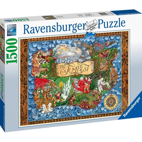 Ravensburger 1500 Pcs Puzzle Shakespear: The Tempest 16952 4005556169528