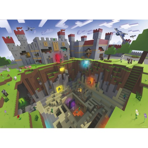 Ravensburger Παζλ 300Xxl Τεμ. Minecraft Cutaway 13334 4005556133345