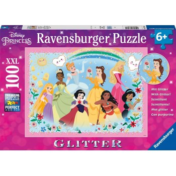 Ravensburger 100Xxl Pcs Princess - Glitter 13326 4005556133260