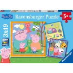 Ravensburger Παζλ 3X49 Τεμ. Πέππα Το Γουρουνάκι 05579 4005556055791