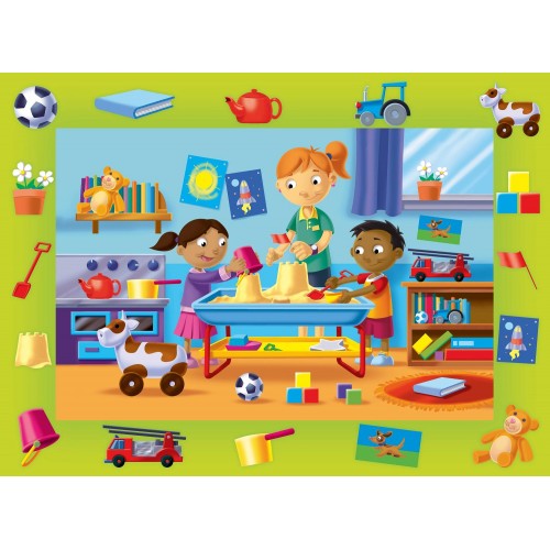 Ravensburger 16 pcs Floor Puzzle At the Playground 03060 4005556030606