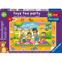 Ravensburger Παζλ Δαπέδου 16 τεμ. Πάρτι με Τσάι 03059 4005556030590